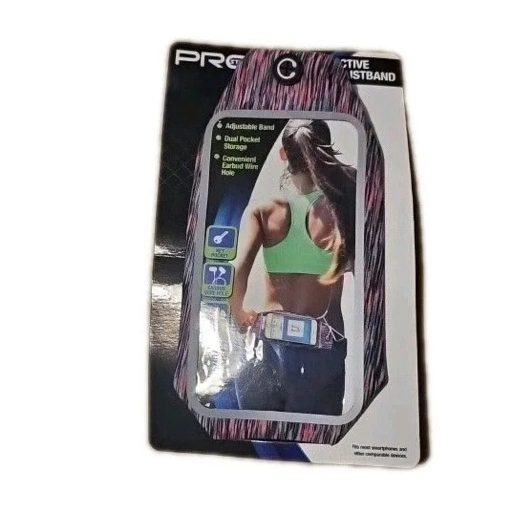 Pro Strength Active Waist Band for Storage Hiking Running Outdoors Cell Holder